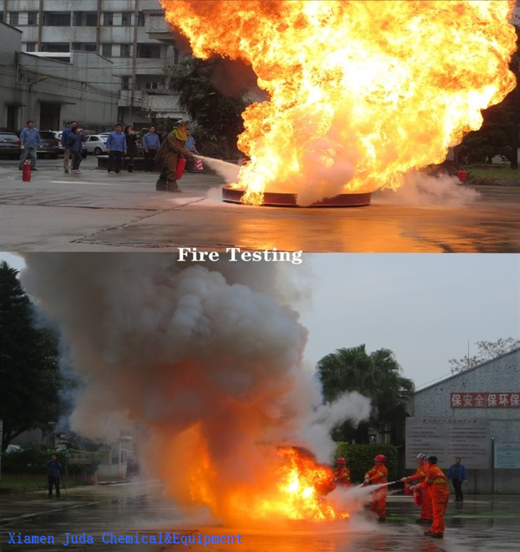 fire extinguisher dry powder use